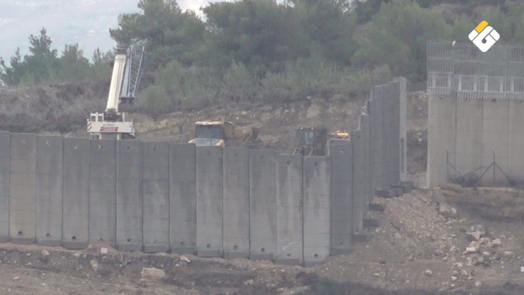 Israel Wall south Lebanon Yaroun