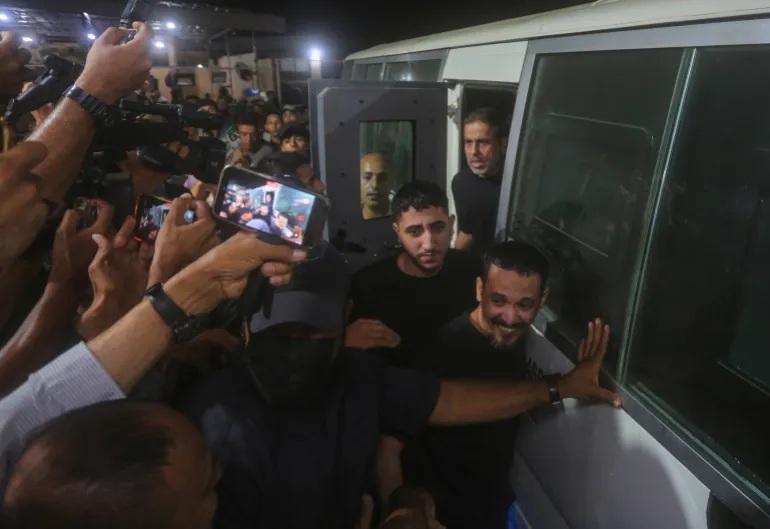 Gaza prisoners released